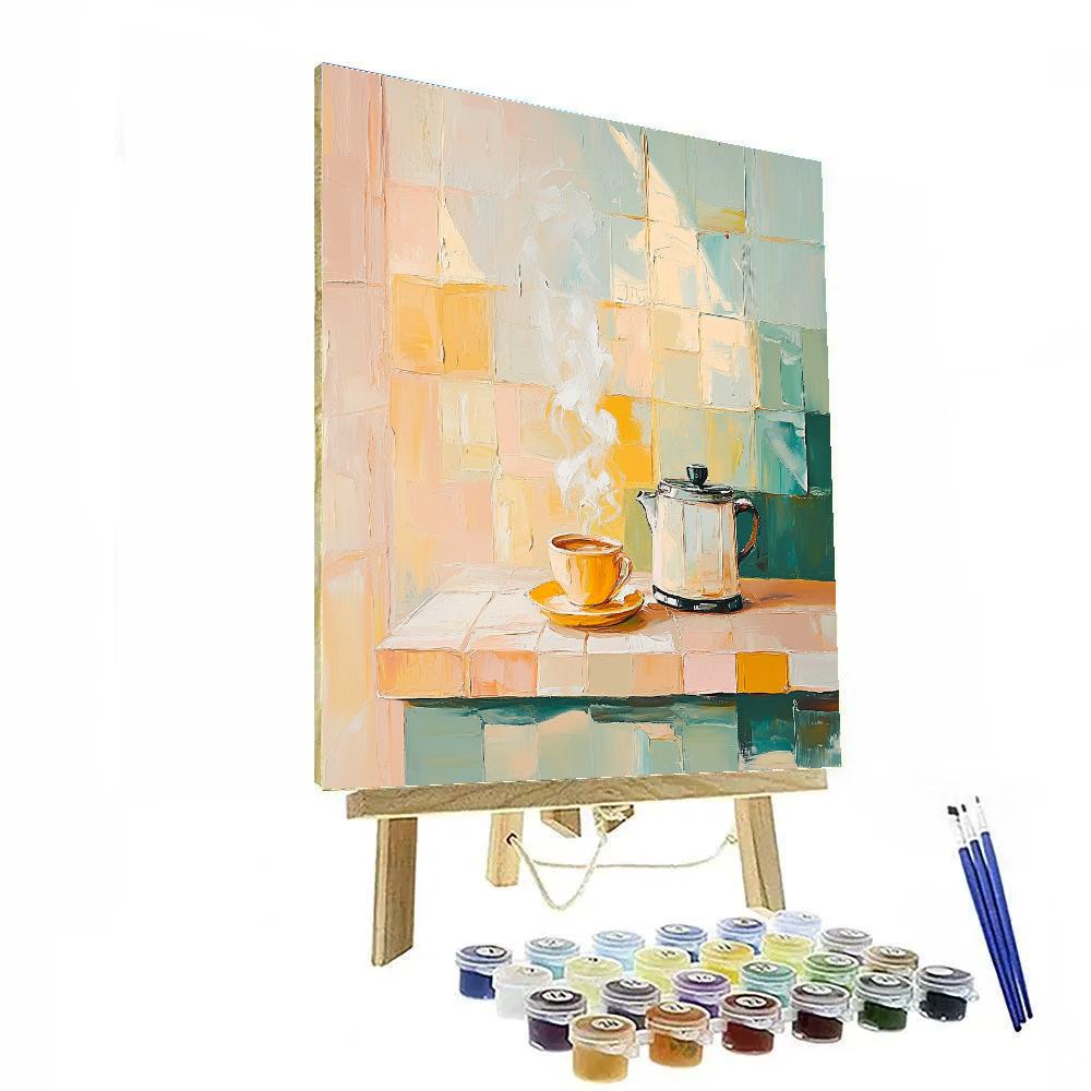 Pierre Bonnard Inspired Morning Coffee Paint by numbers art