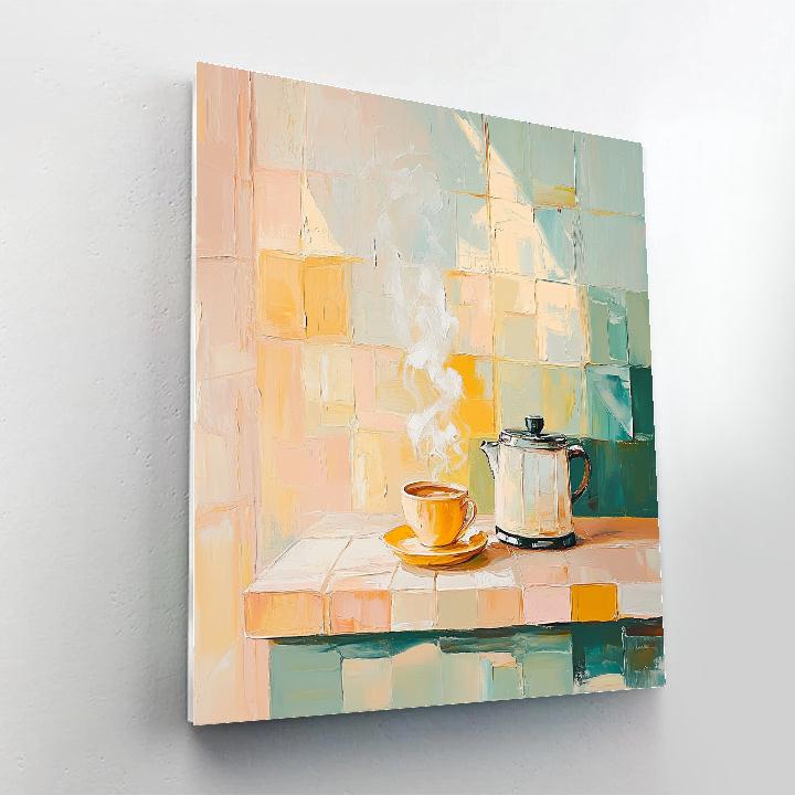 Pierre Bonnard Inspired Morning Coffee Paint by numbers art
