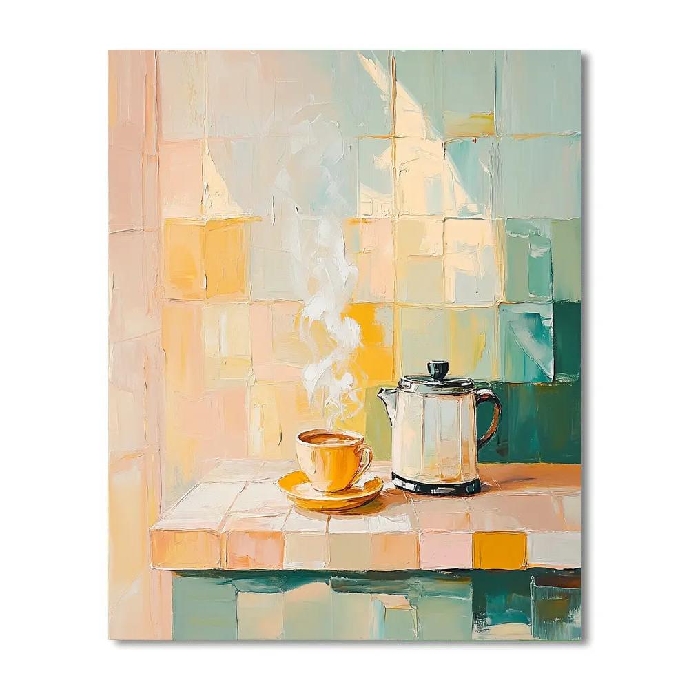 Pierre Bonnard Inspired Morning Coffee Paint by numbers art