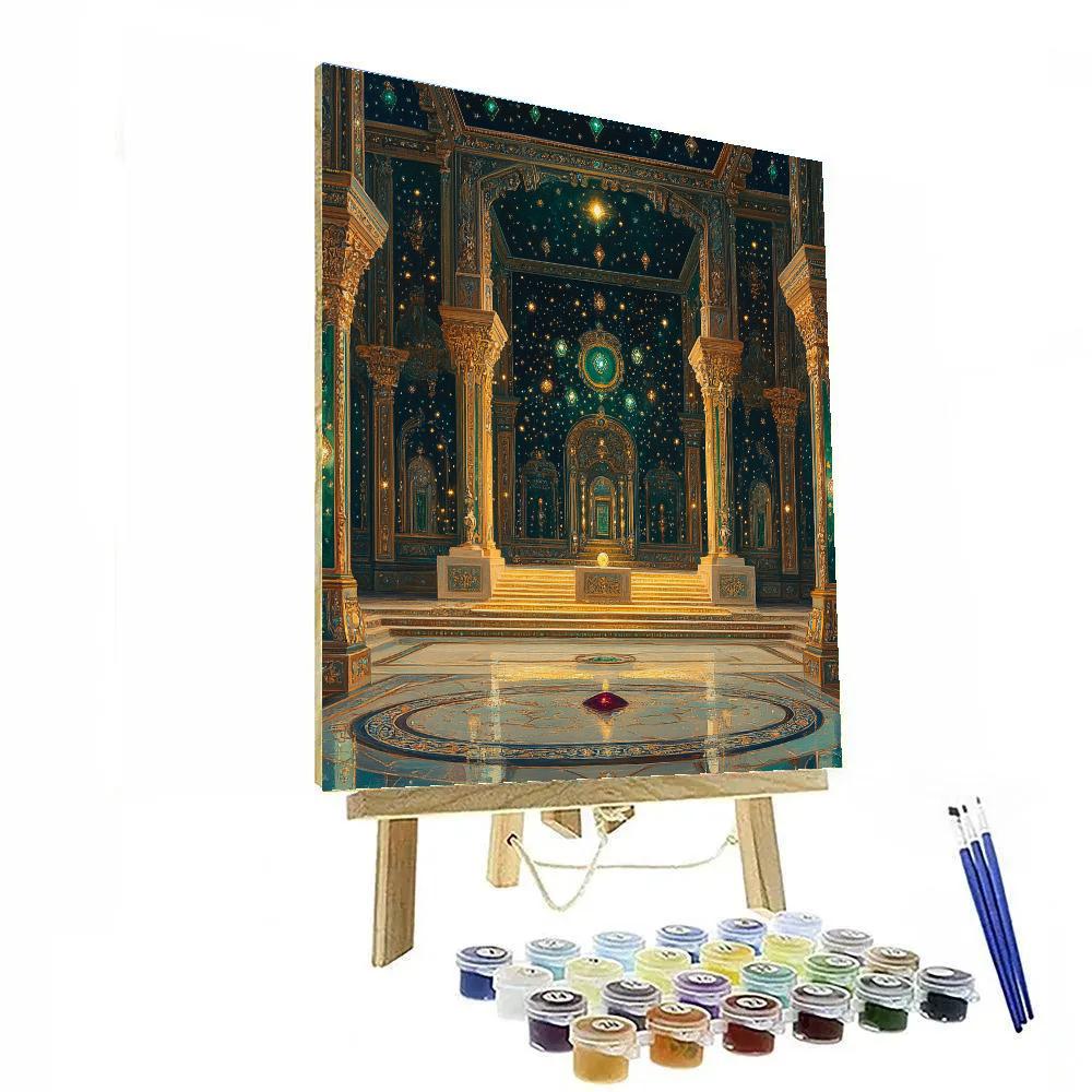 Gustave Moreau Inspired Starry Throne DIY paint by numbers