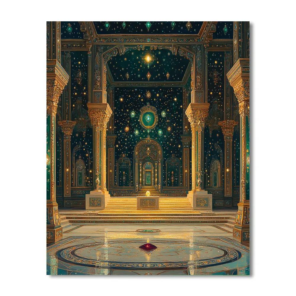 Gustave Moreau Inspired Starry Throne DIY paint by numbers