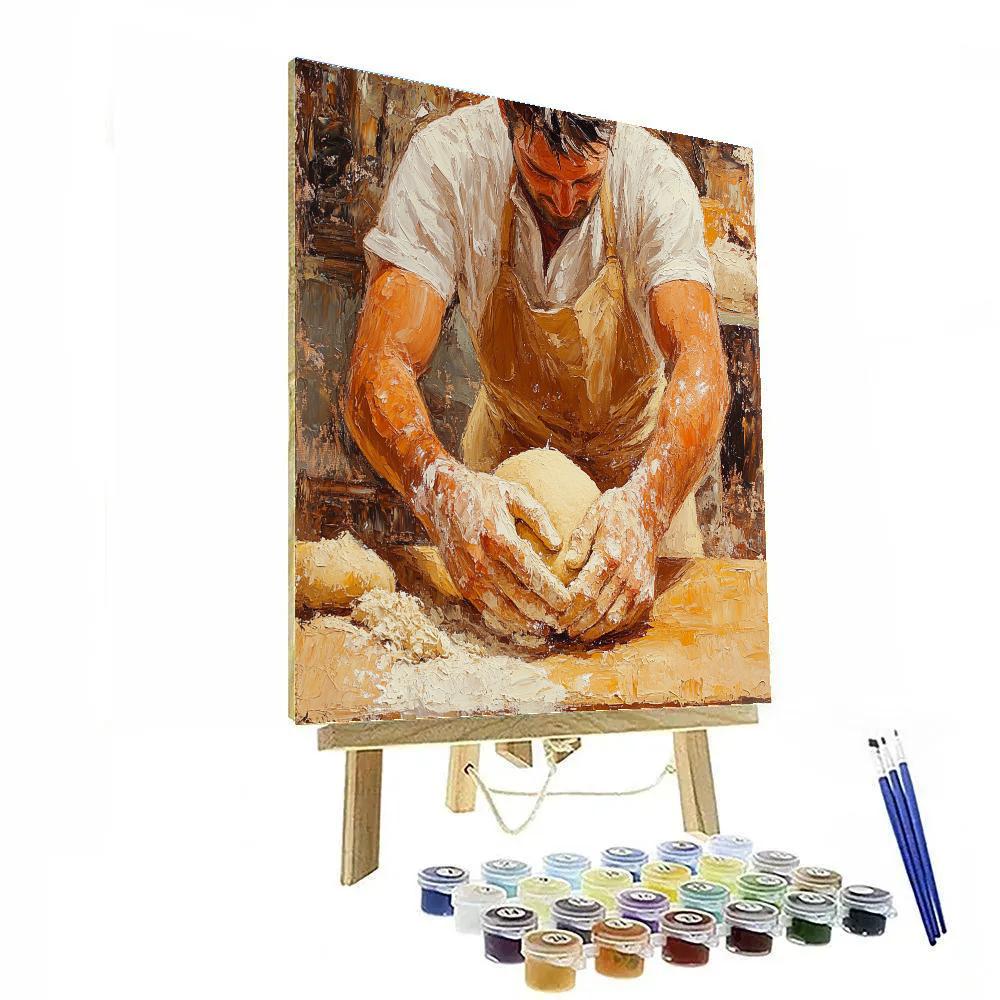Lucian Freud Inspired Bakers Hands Paint by numbers kits