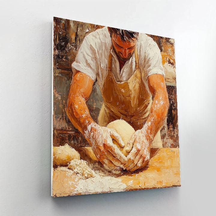 Lucian Freud Inspired Bakers Hands Paint by numbers kits