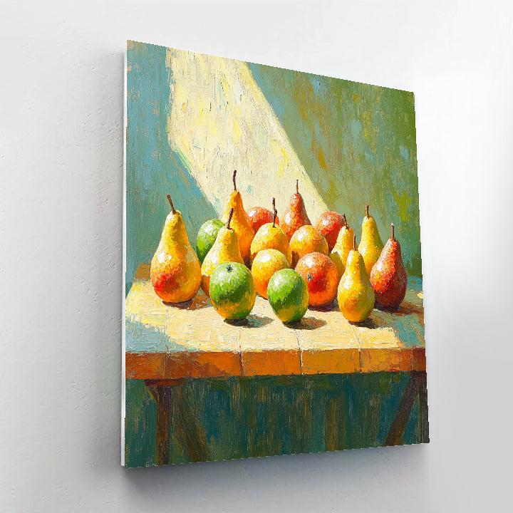 Paul Cézanne Inspired Orchard Still Life Number painting