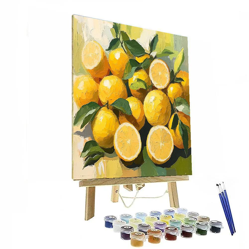 Paul Cézanne Inspired Citrus Harmony painting number kit