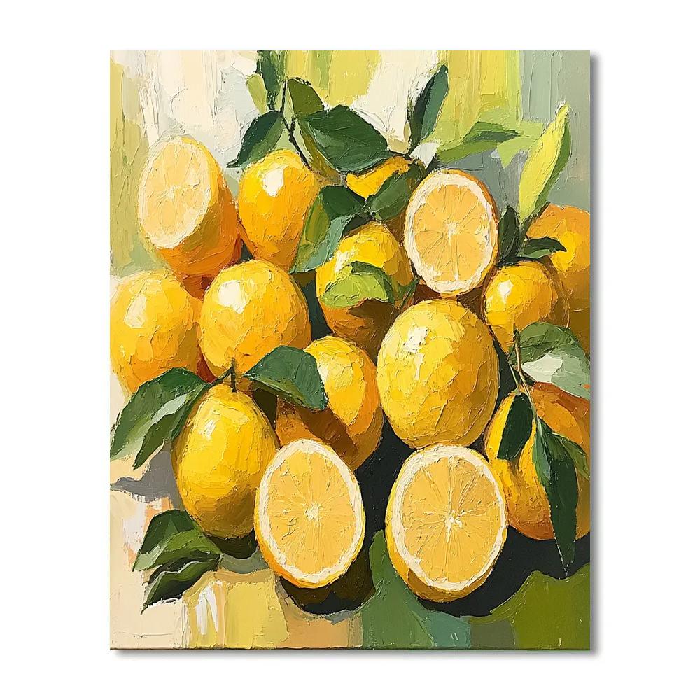 Paul Cézanne Inspired Citrus Harmony painting number kit