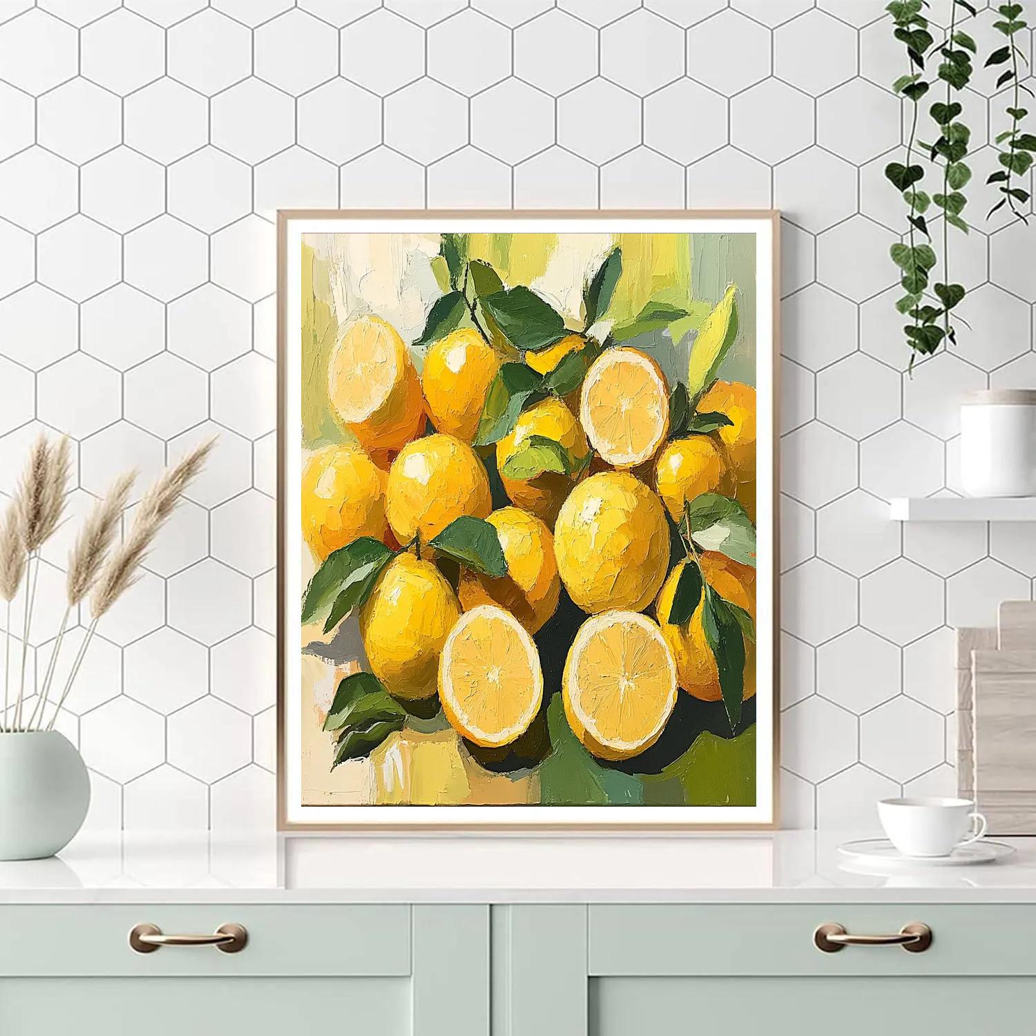 Paul Cézanne Inspired Citrus Harmony painting number kit