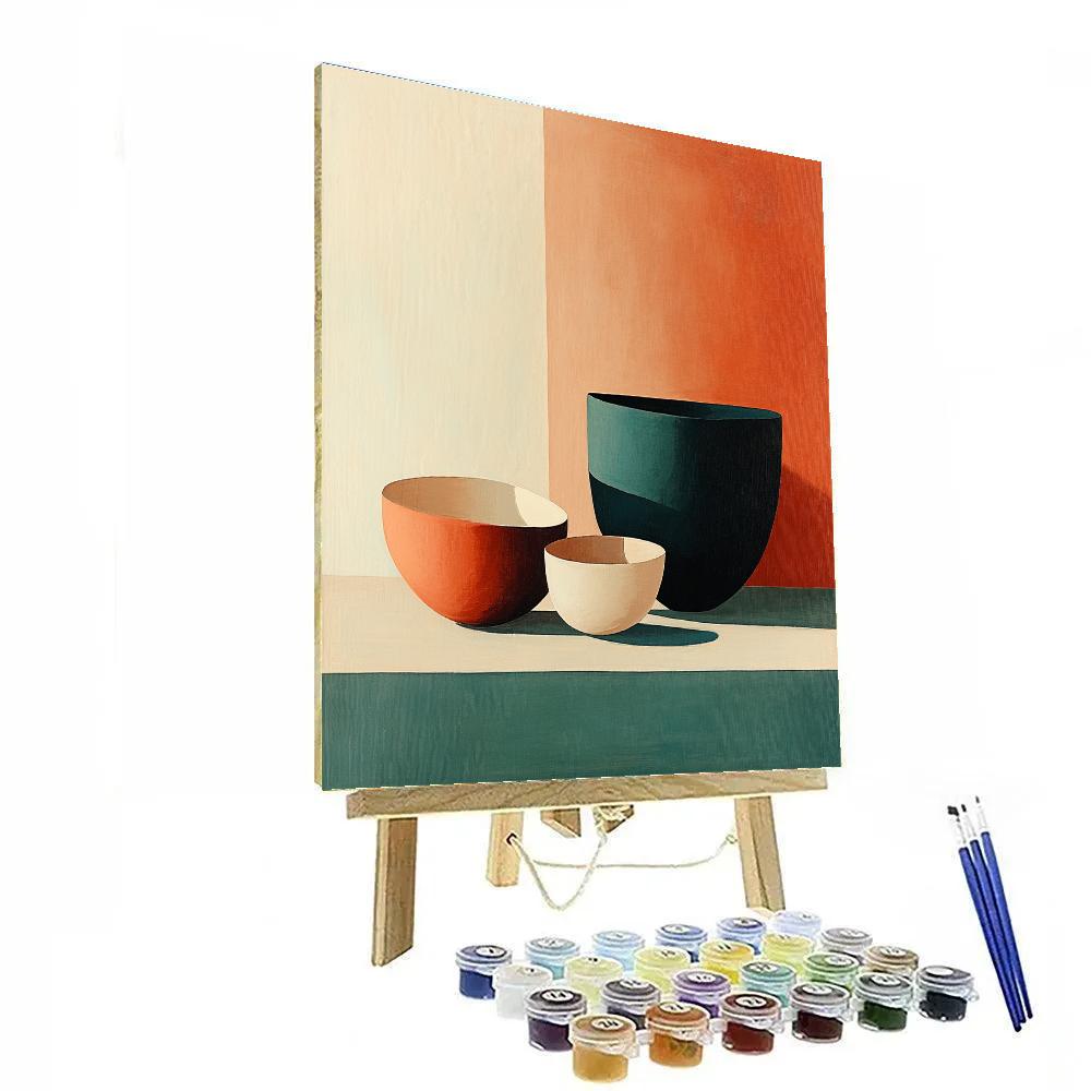 Paul Cézanne Inspired Ceramic Still Structure paint by color