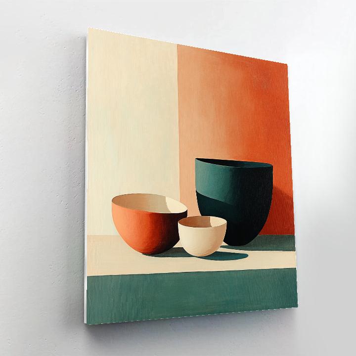 Paul Cézanne Inspired Ceramic Still Structure paint by color