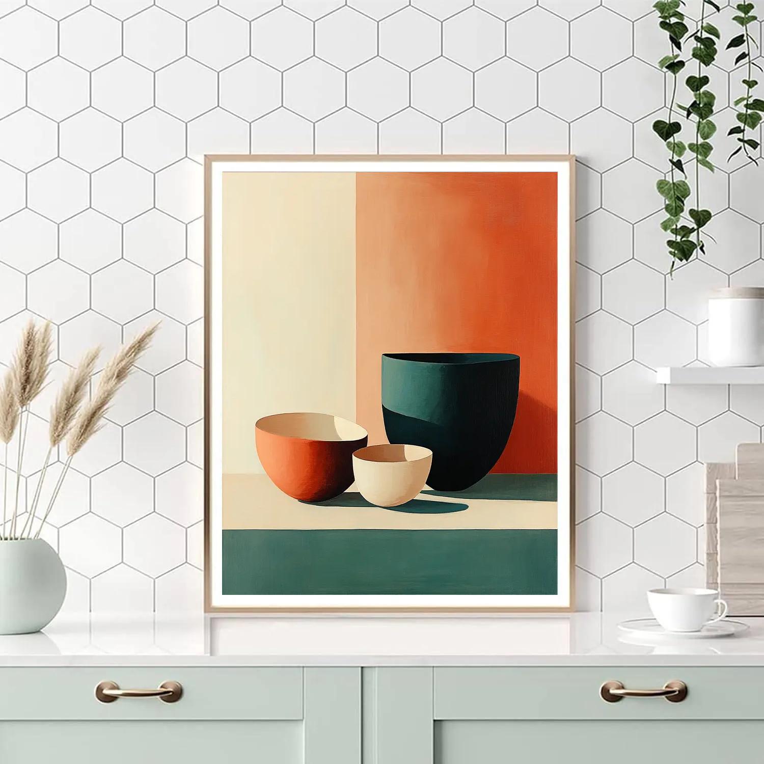 Paul Cézanne Inspired Ceramic Still Structure paint by color