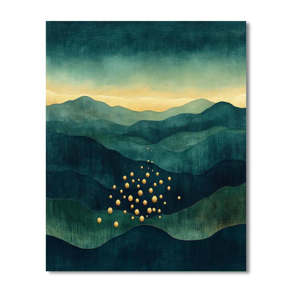 Paul Cézanne Inspired Celestial Orchard DIY paint by numbers