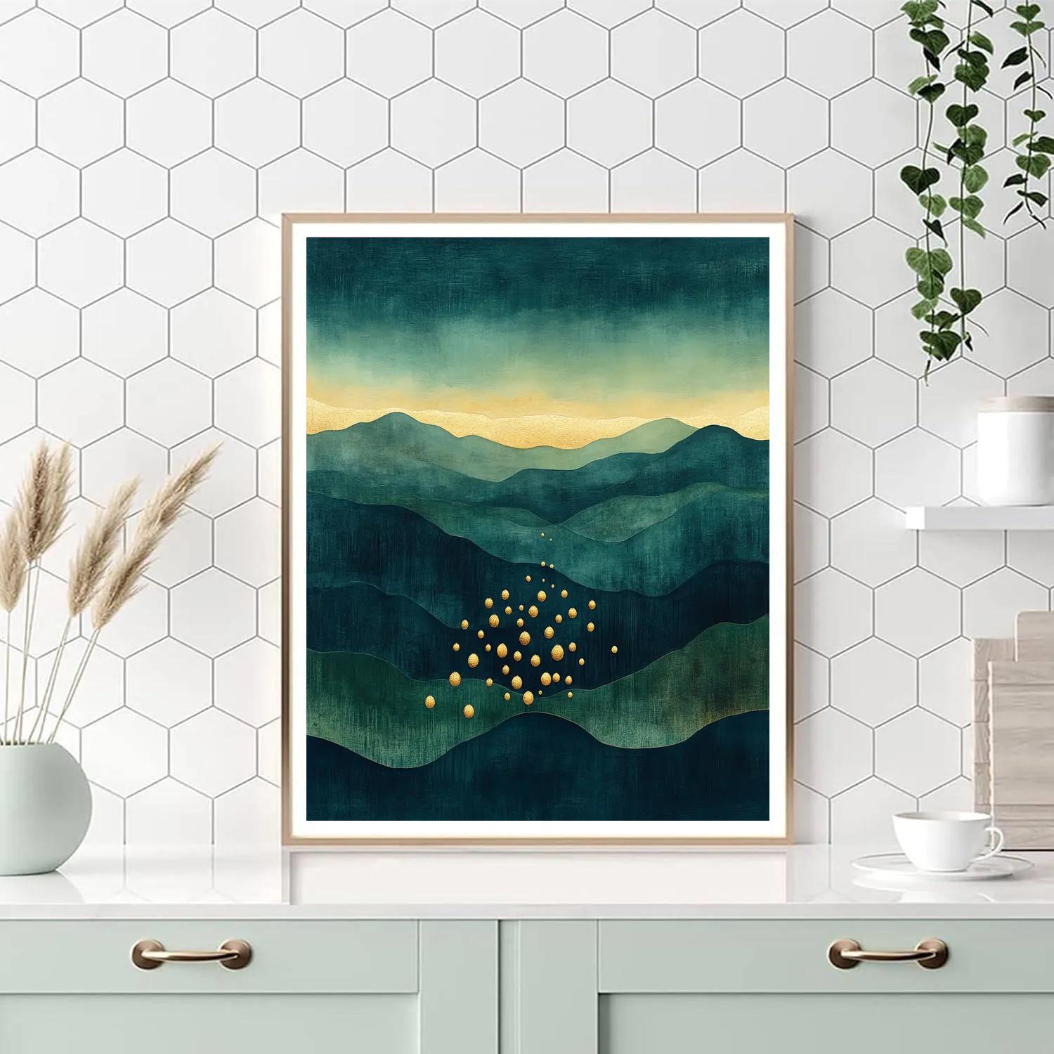 Paul Cézanne Inspired Celestial Orchard DIY paint by numbers