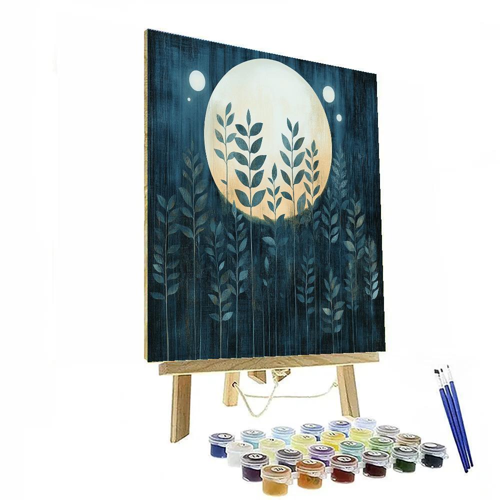 Max Ernst Inspired Lunar Grove Numbered painting kits