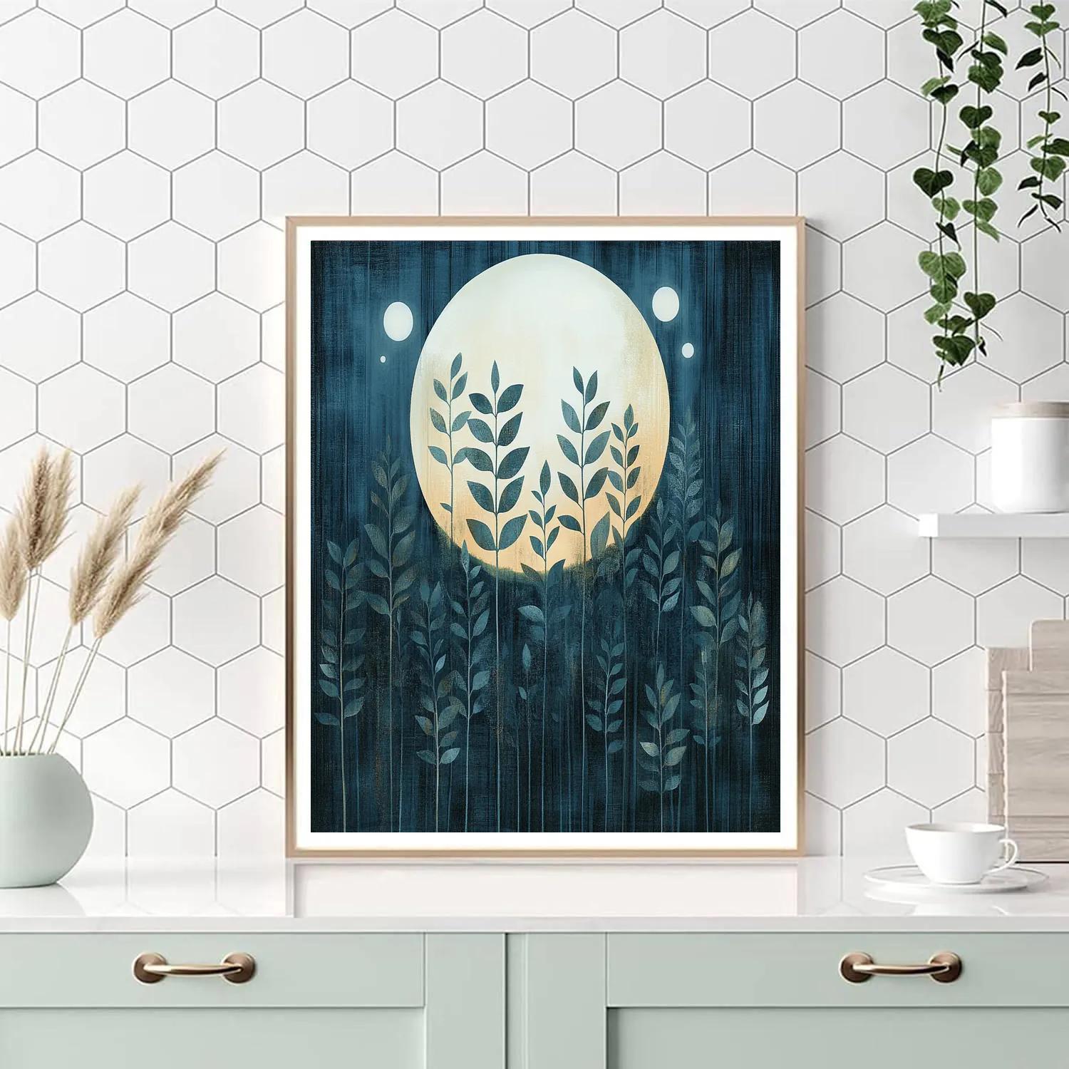 Max Ernst Inspired Lunar Grove Numbered painting kits