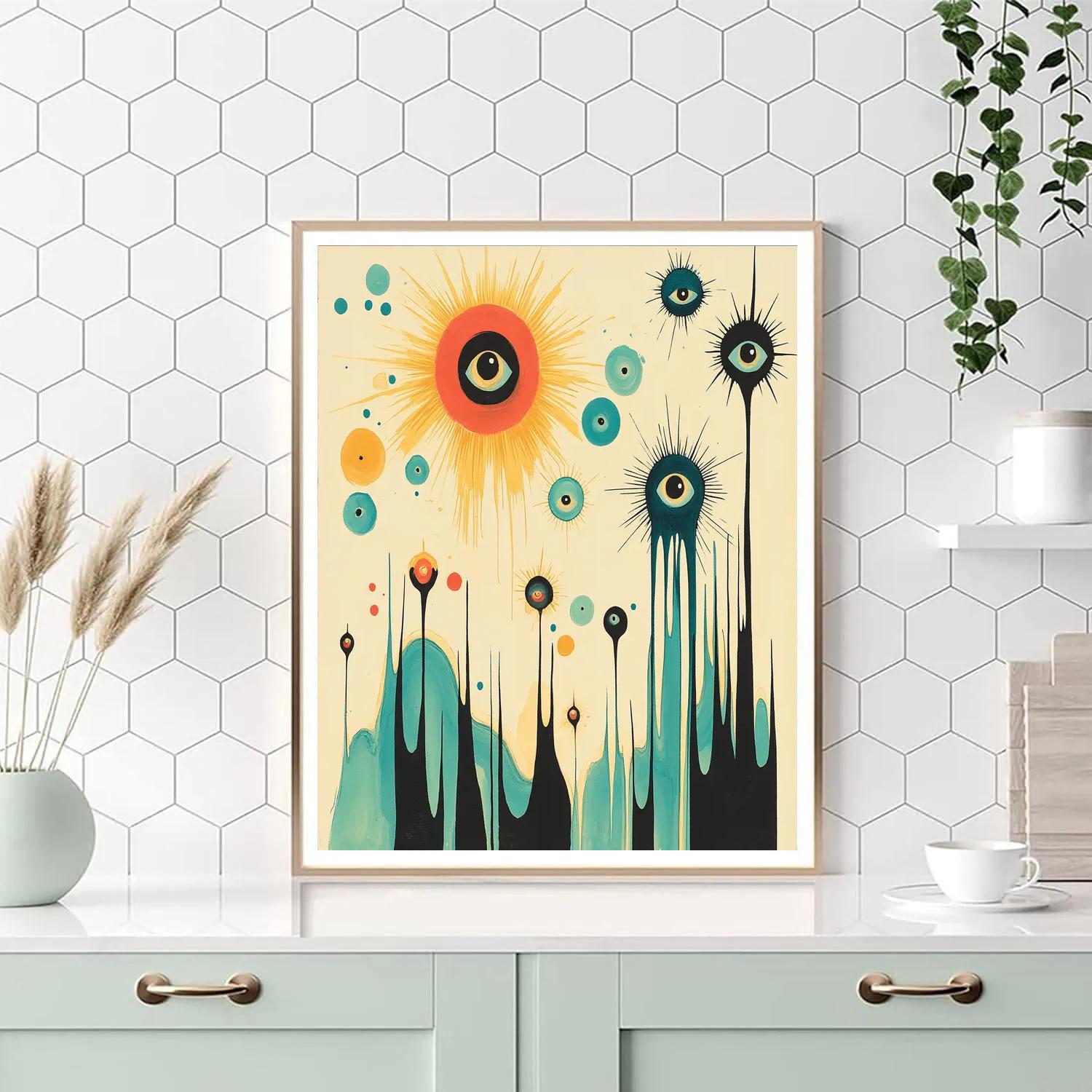 Joan Miró Inspired Echoes Of Dawn DIY paint by numbers