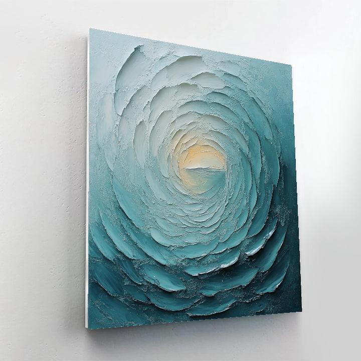 Max Ernst Inspired Teal Reverie painting number kit