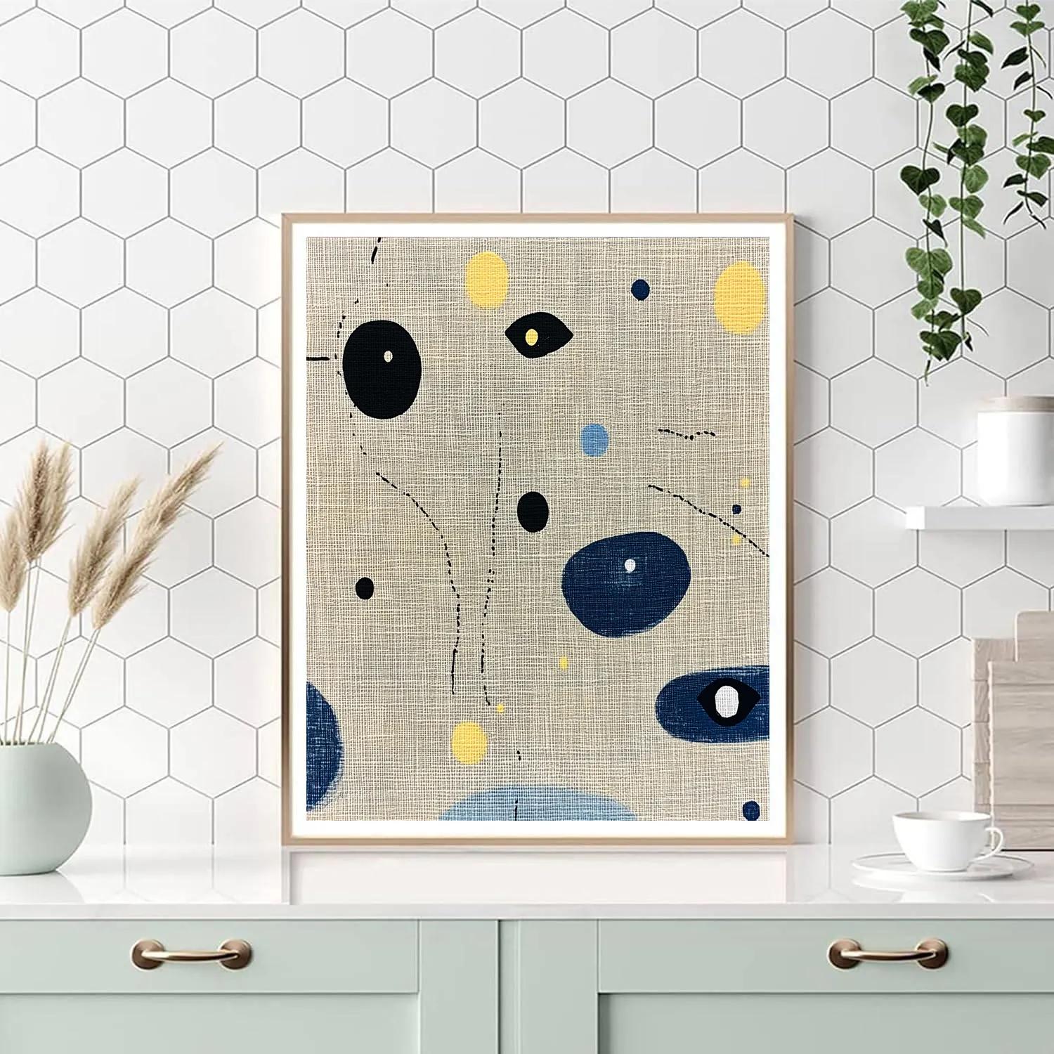 Joan Miró Inspired Whispering Constellations Paint by numbers kits