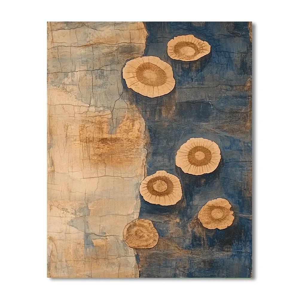 Max Ernst Inspired Fossilized Dreams paint by numbers