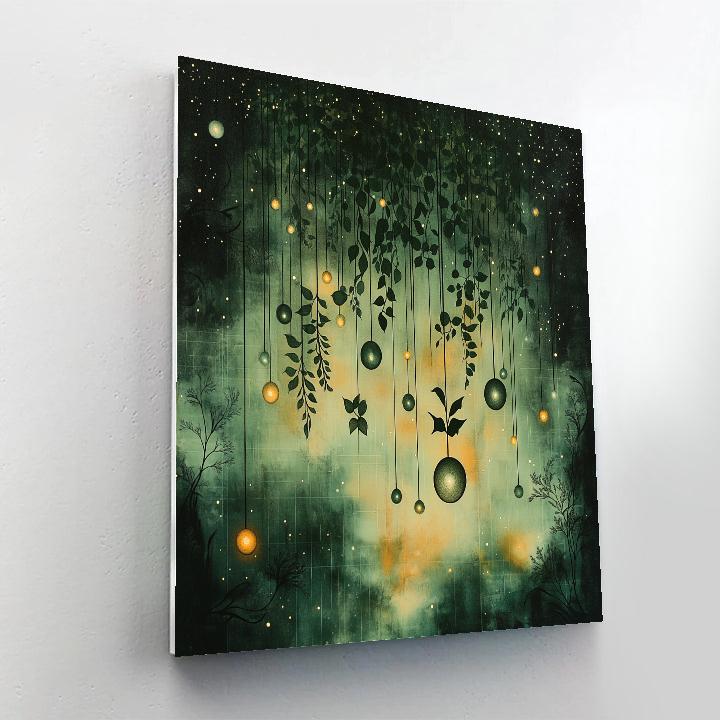 Max Ernst Inspired Celestial Garden DIY paint by numbers