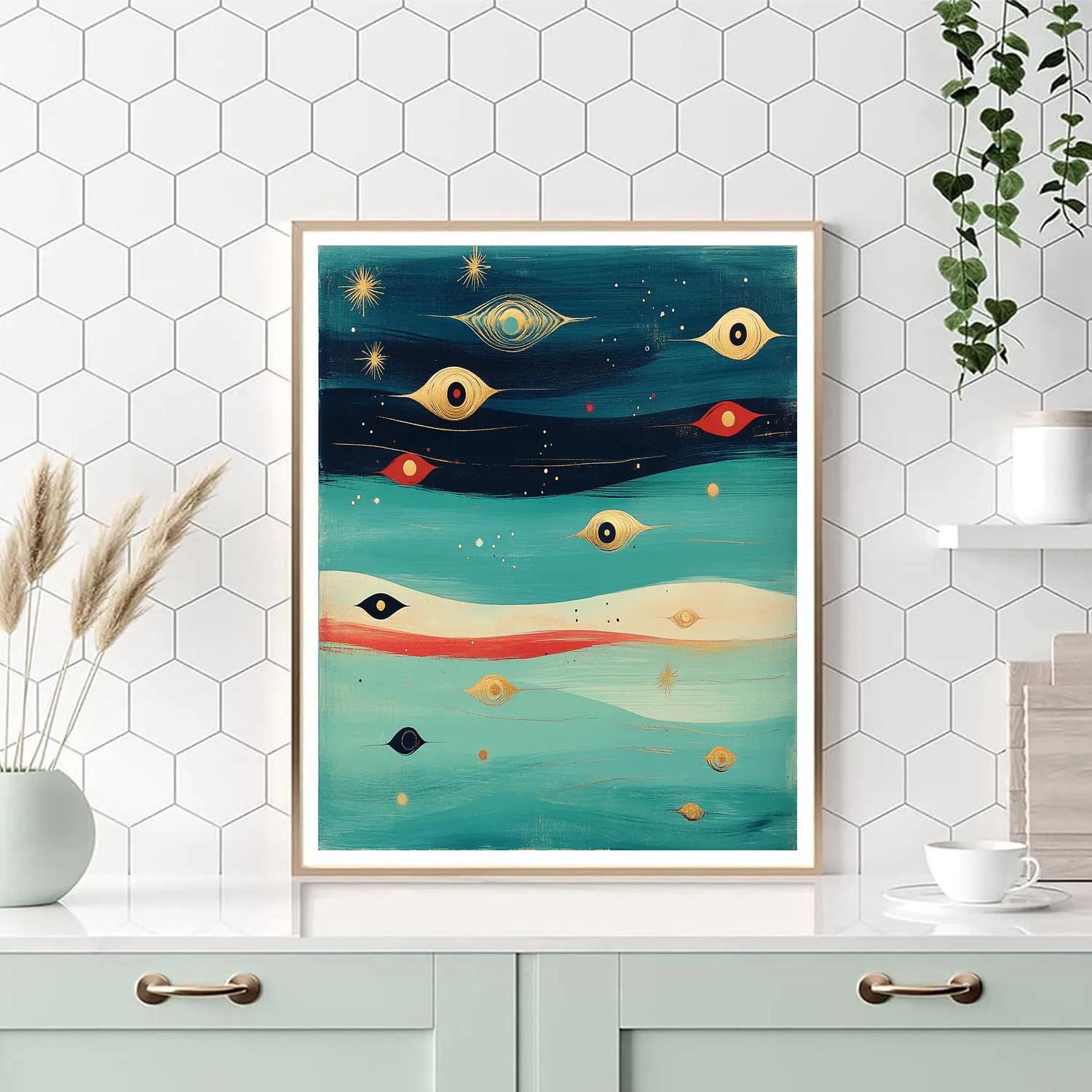 Joan Miró Inspired Memory Of Seas painting number kit