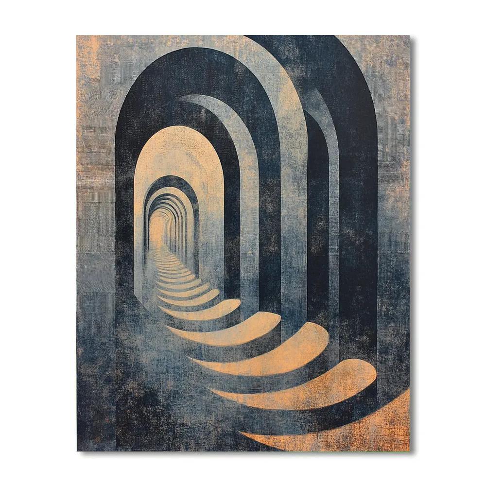 Max Ernst Inspired Echoes Of Silence painting number kit