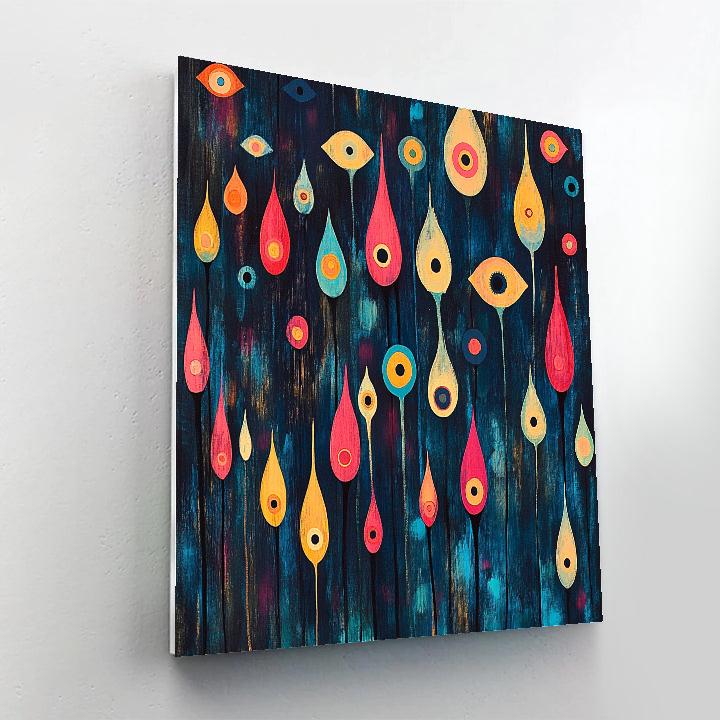 Joan Miró Inspired Night Market Of Stars DIY paint by numbers