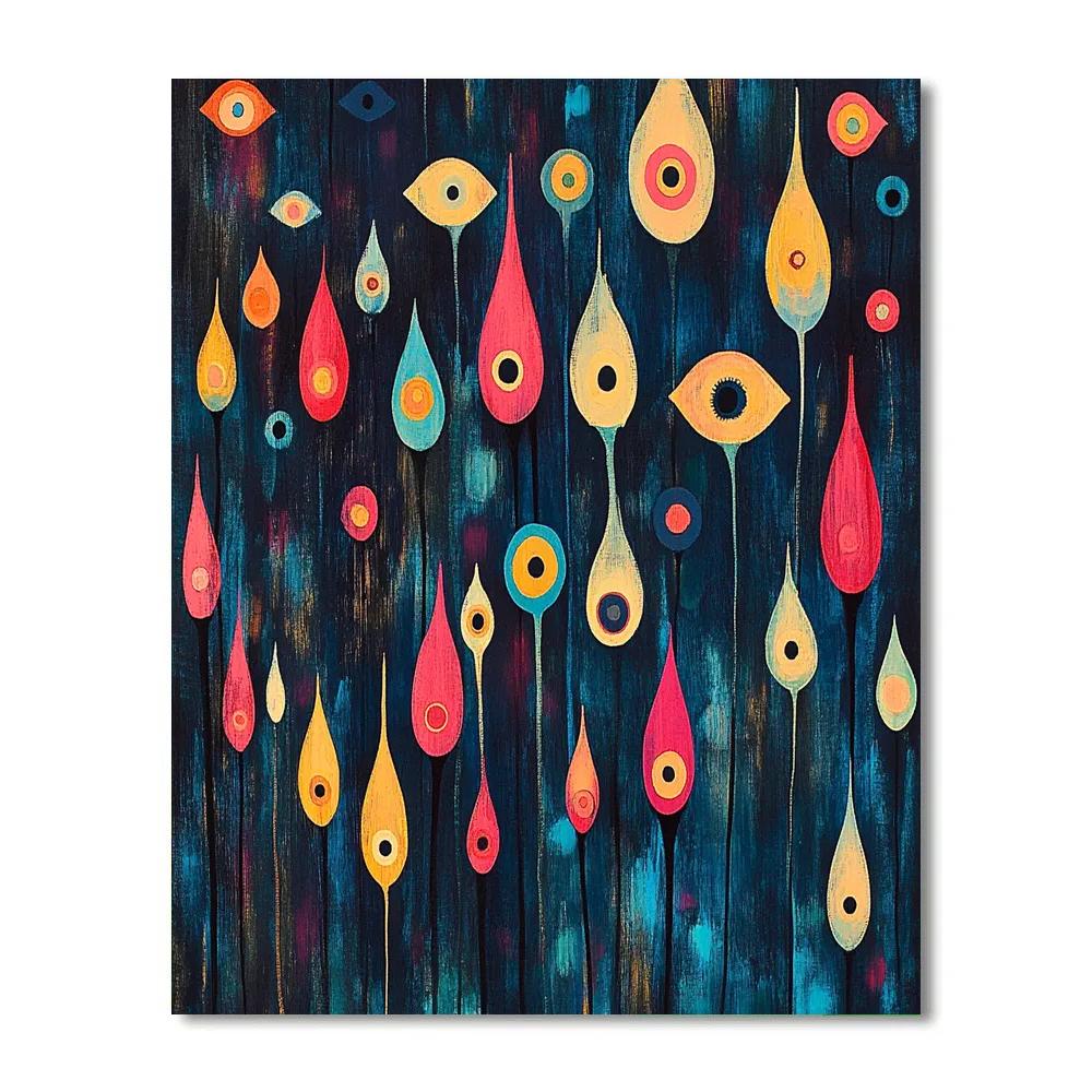 Joan Miró Inspired Night Market Of Stars DIY paint by numbers