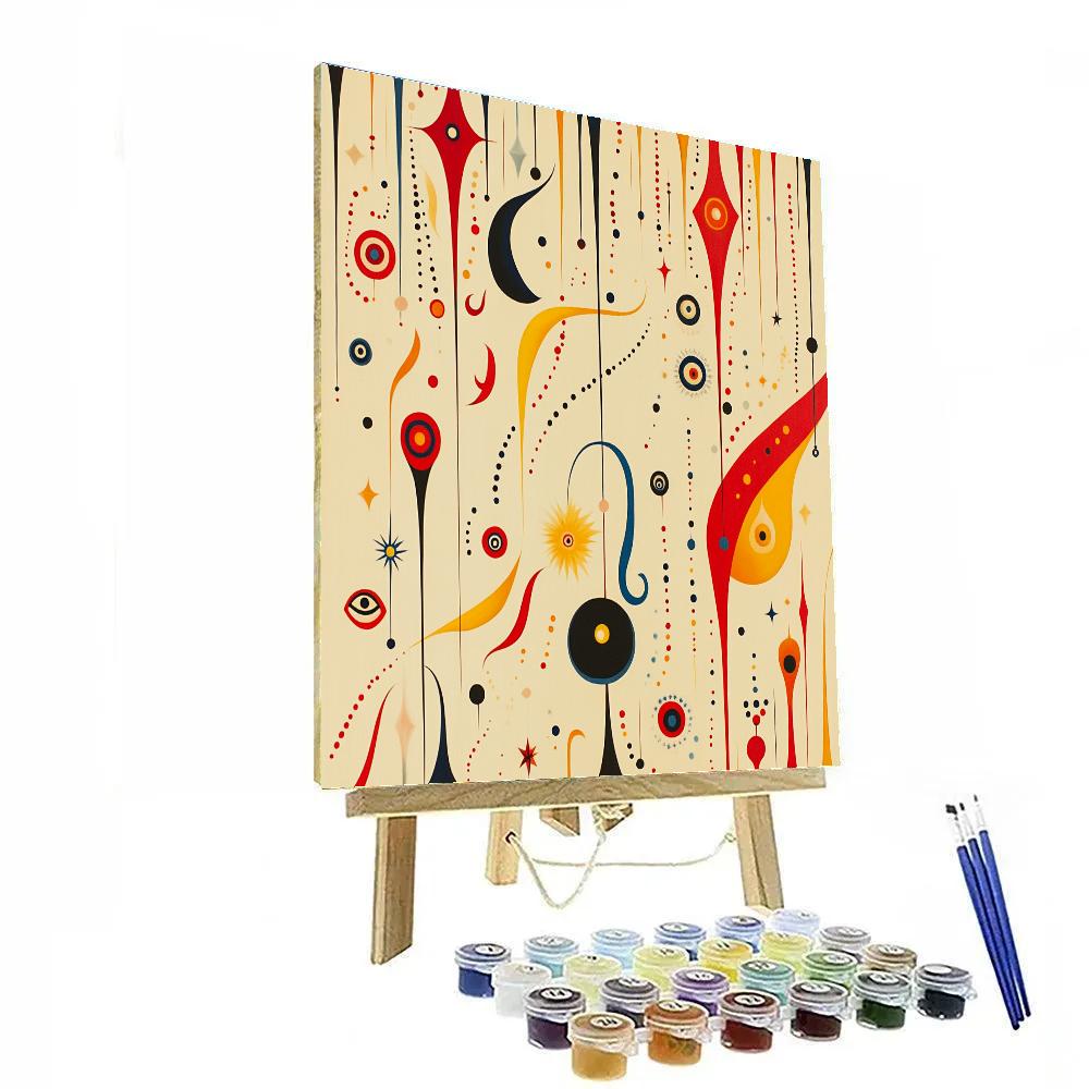 Joan Miró Inspired Flight Of Symbols Painting by numbers kit