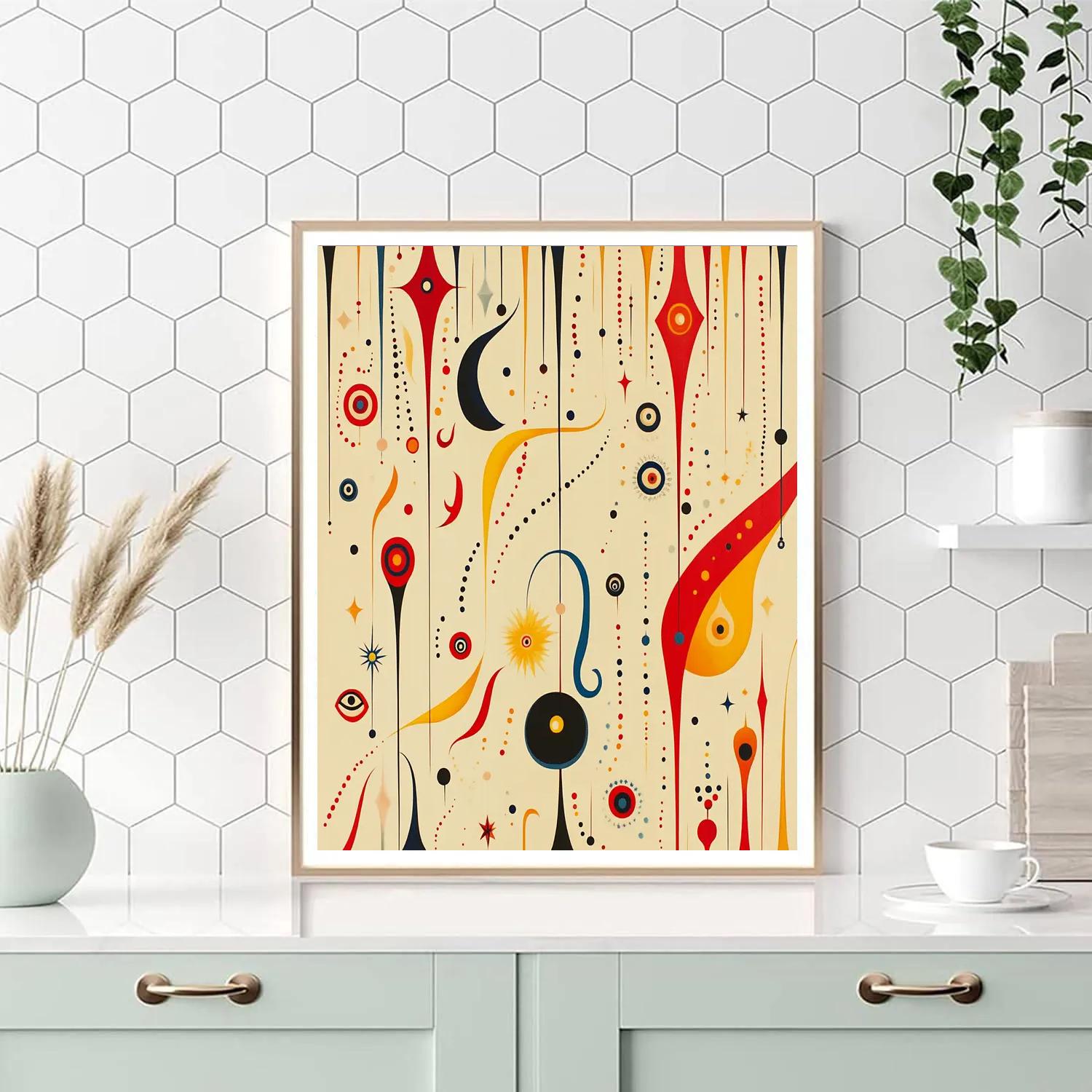Joan Miró Inspired Flight Of Symbols Painting by numbers kit