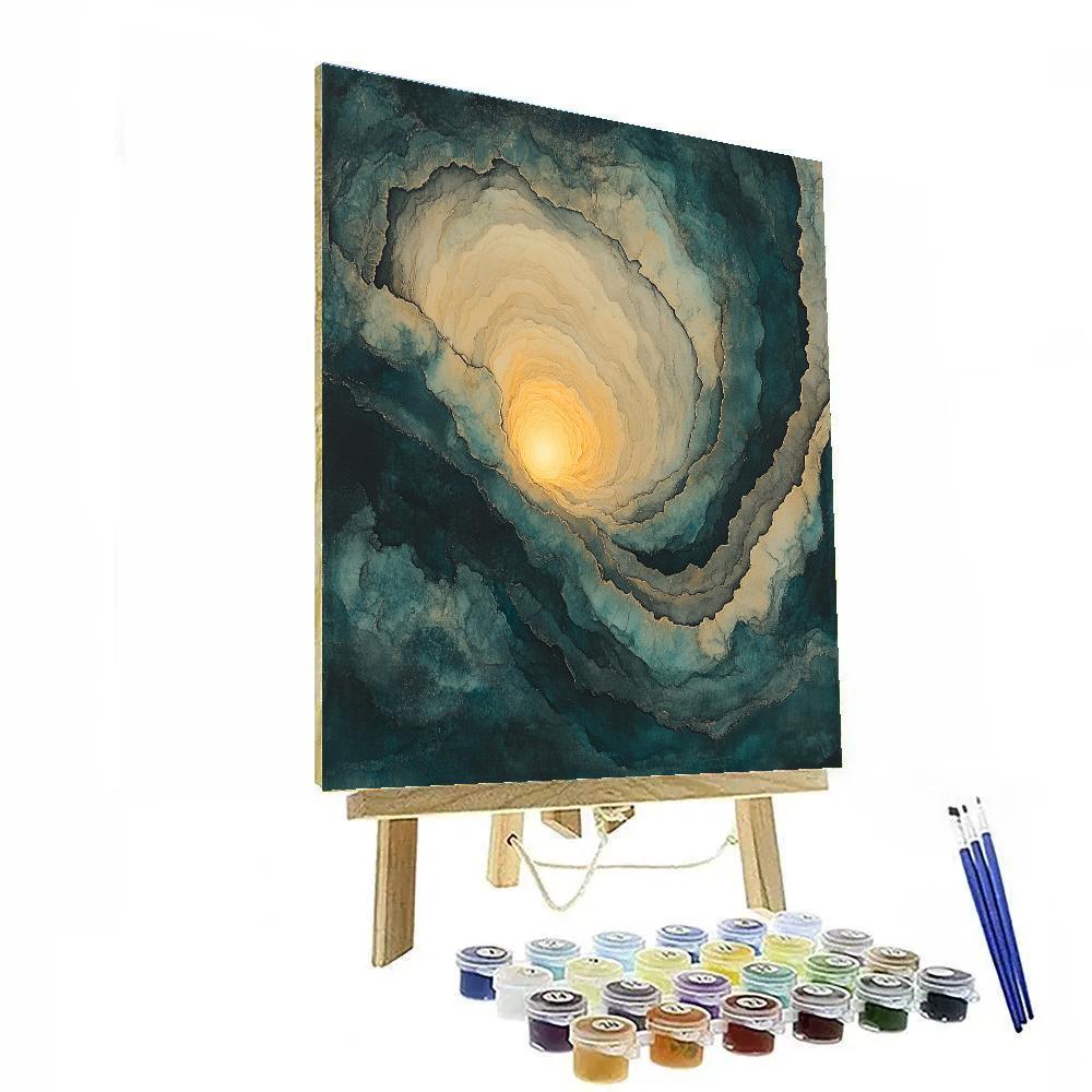 Max Ernst Inspired Subterranean Light Painting by numbers kit