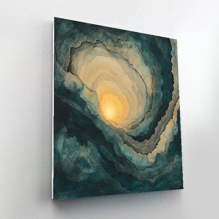 Max Ernst Inspired Subterranean Light Painting by numbers kit