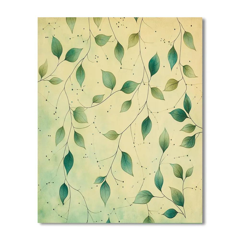 Max Ernst Inspired Verdant Constellation Painting by numbers kit