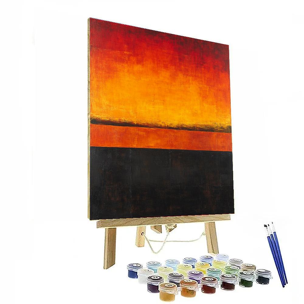 Mark Rothko Inspired Sunset Silence Paint by numbers kits
