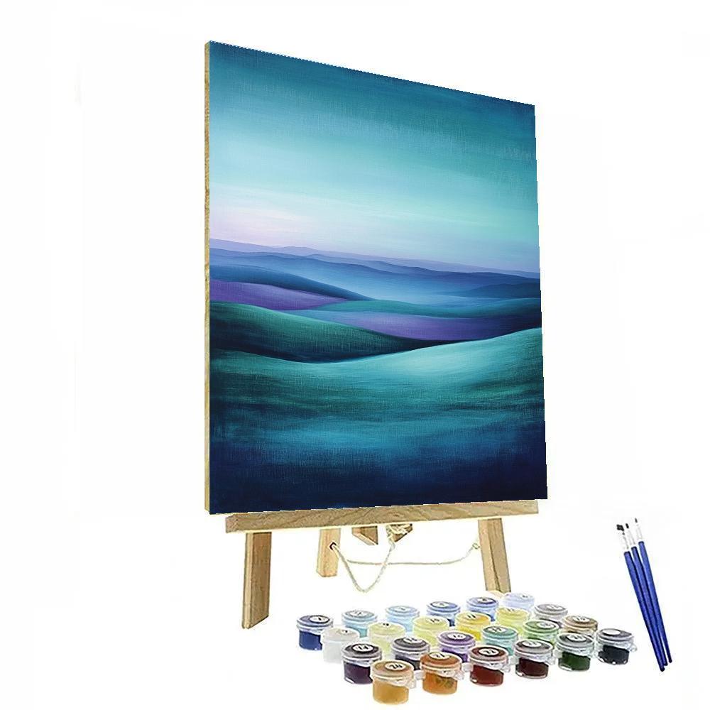 Mark Rothko Inspired Quiet Aurora painting number kit