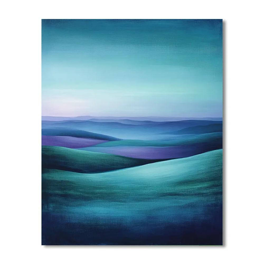 Mark Rothko Inspired Quiet Aurora painting number kit