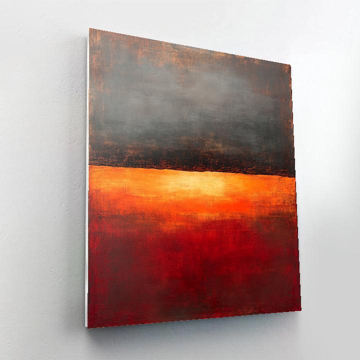 Mark Rothko Inspired Silent Volcano Painting by numbers kit