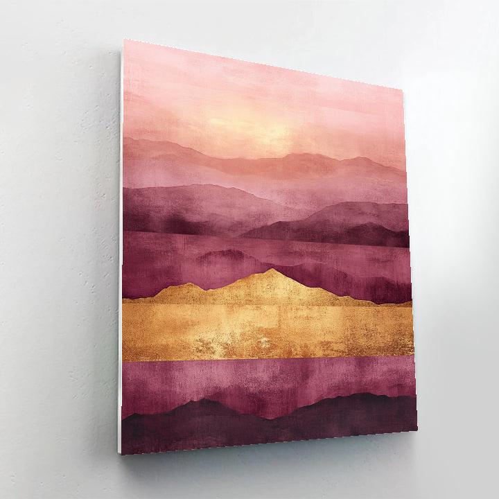 Mark Rothko Inspired Sundown Plateau paint by numbers