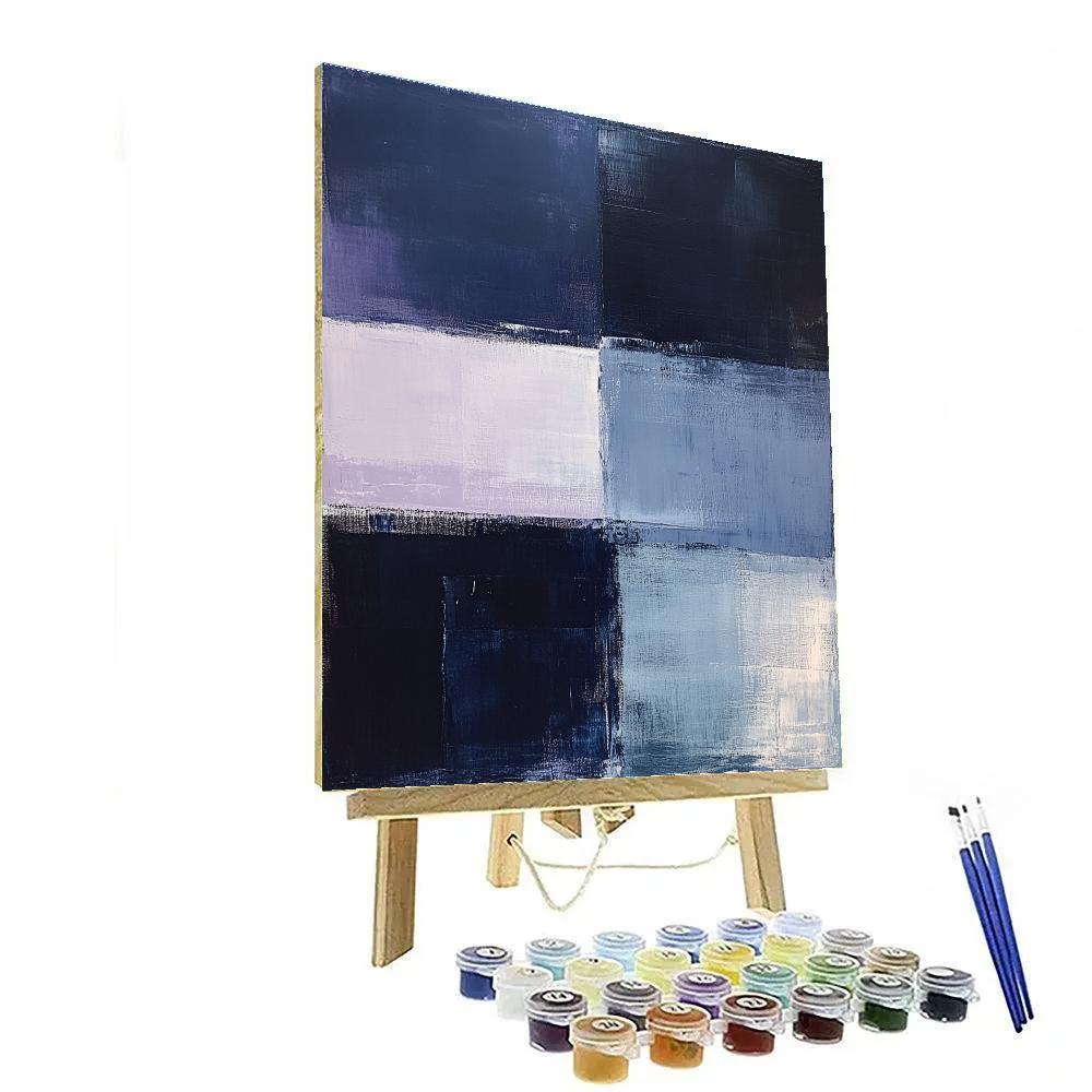 Mark Rothko Inspired Cosmic Silence Number painting