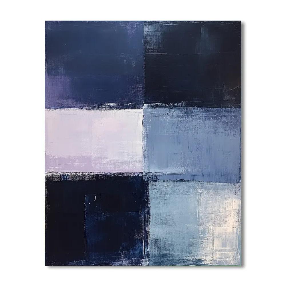 Mark Rothko Inspired Cosmic Silence Number painting