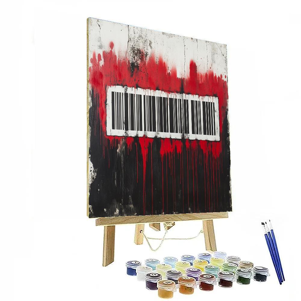 Banksy Inspired Anti Consumerism Paint by numbers kits