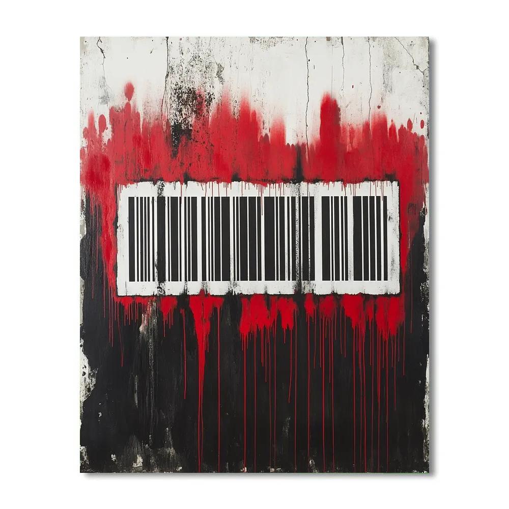 Banksy Inspired Anti Consumerism Paint by numbers kits