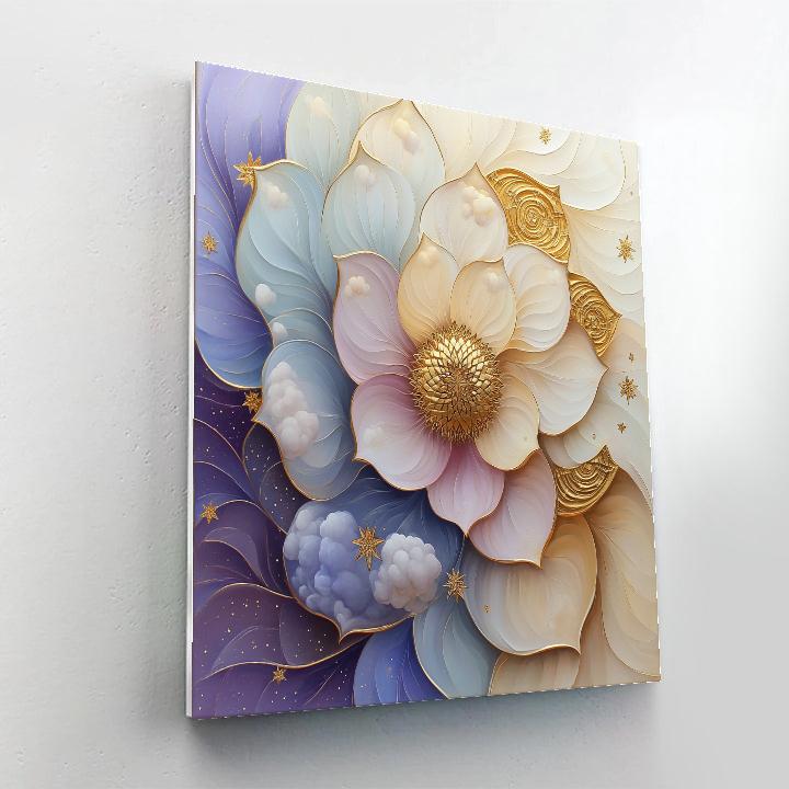 Gustav Klimt Inspired Blossoming Nebula paint by number