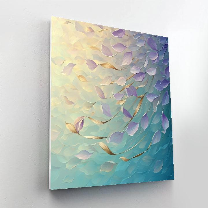 Alphonse Mucha Inspired Aurora Petal Cascade Paint by numbers kits