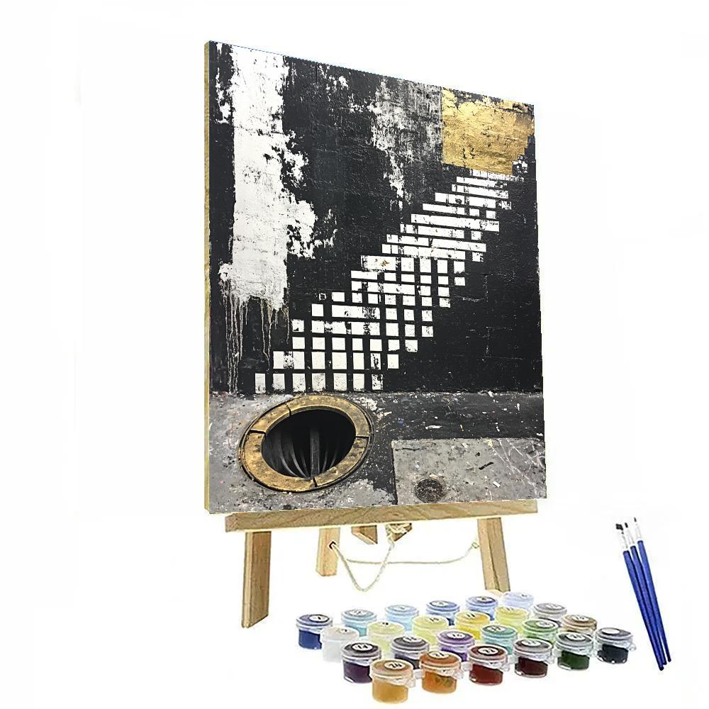 Banksy Inspired Income Inequality Paint by numbers art