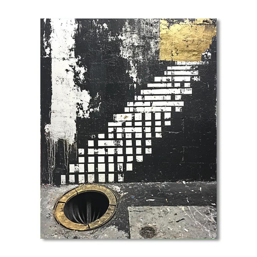 Banksy Inspired Income Inequality Paint by numbers art