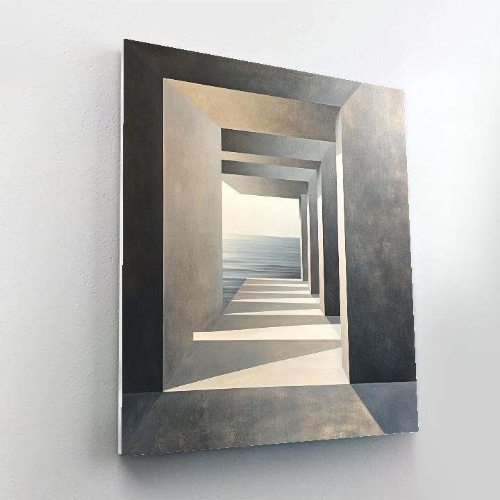 M.C. Escher Inspired Infinity Tiling Horizon Numbered painting kits