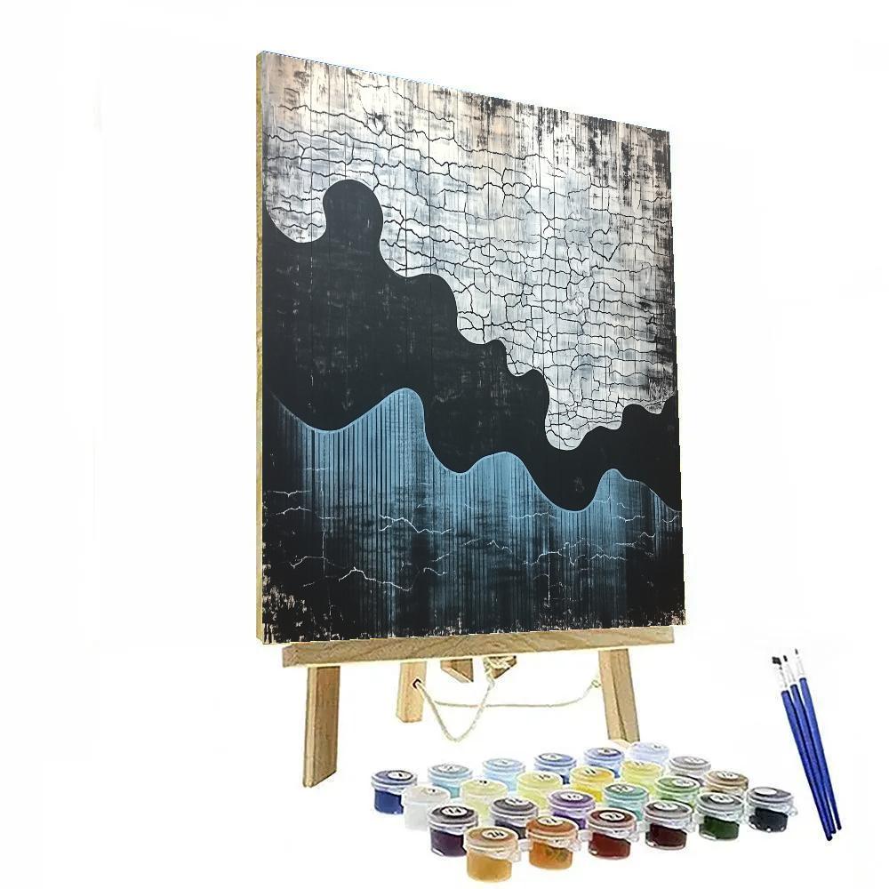 Banksy Inspired Climate Refuge paint by number