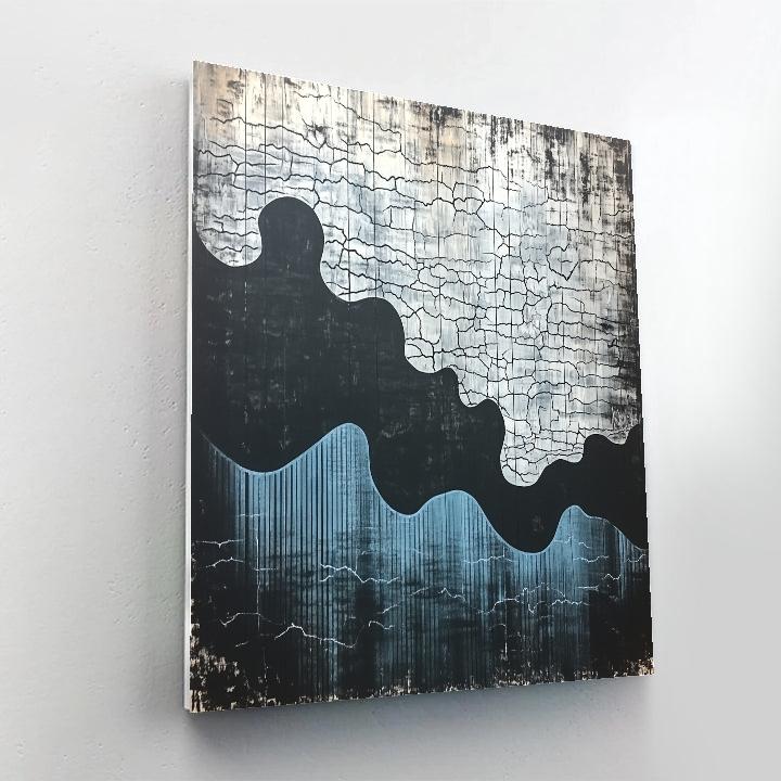 Banksy Inspired Climate Refuge paint by number