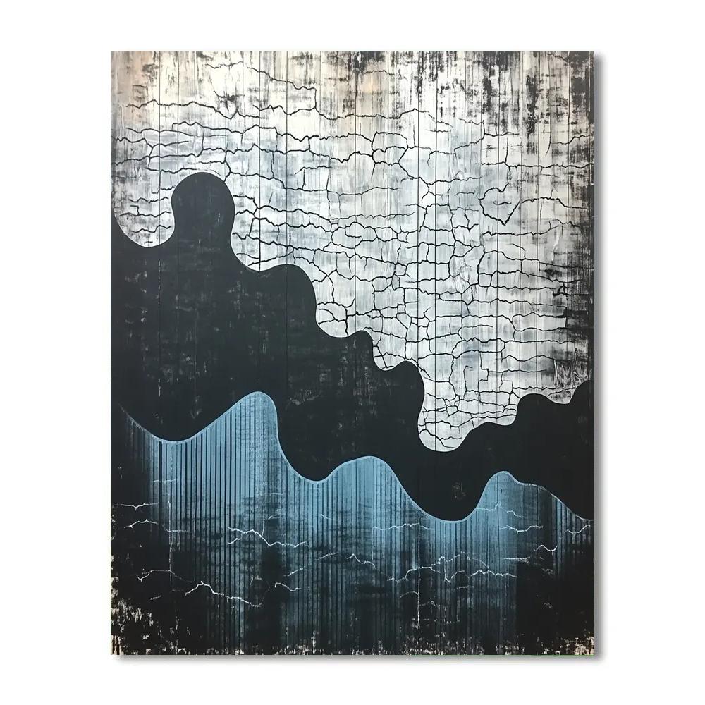 Banksy Inspired Climate Refuge paint by number