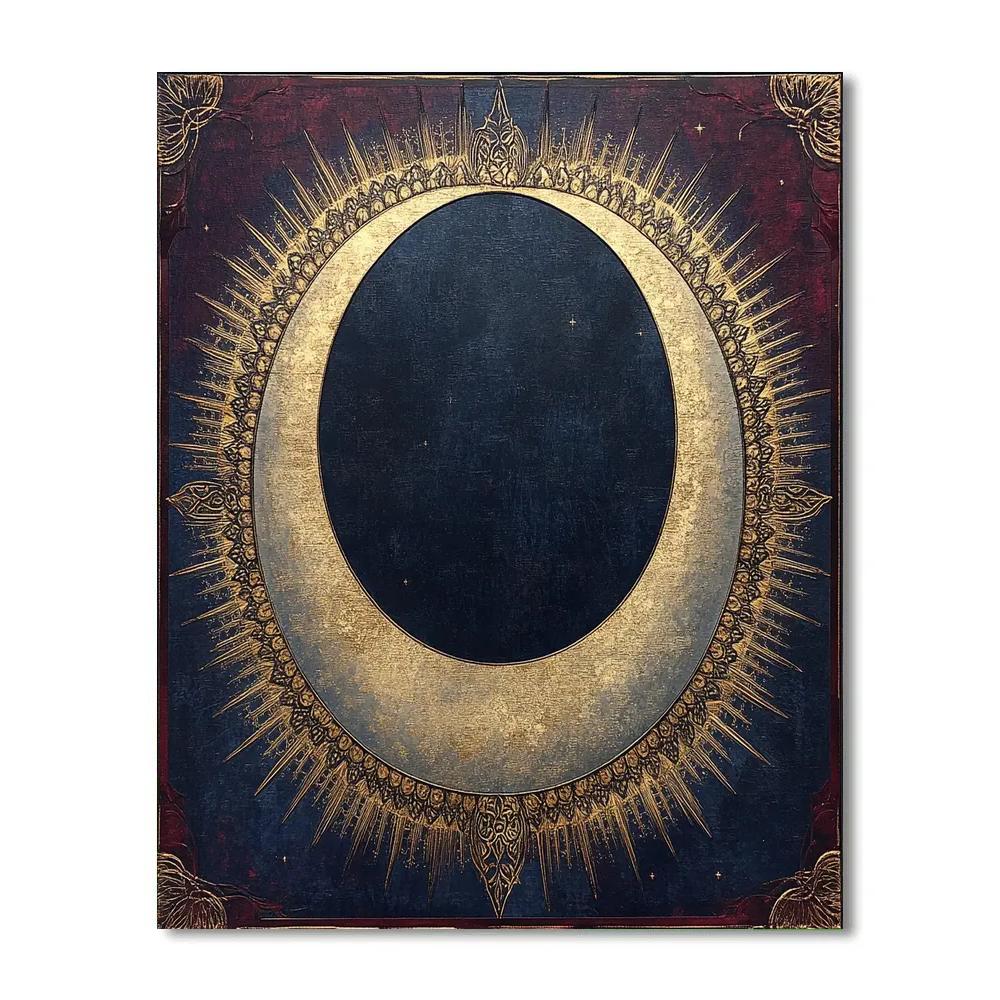 Gustav Klimt Inspired Opulent Eclipse DIY paint by numbers